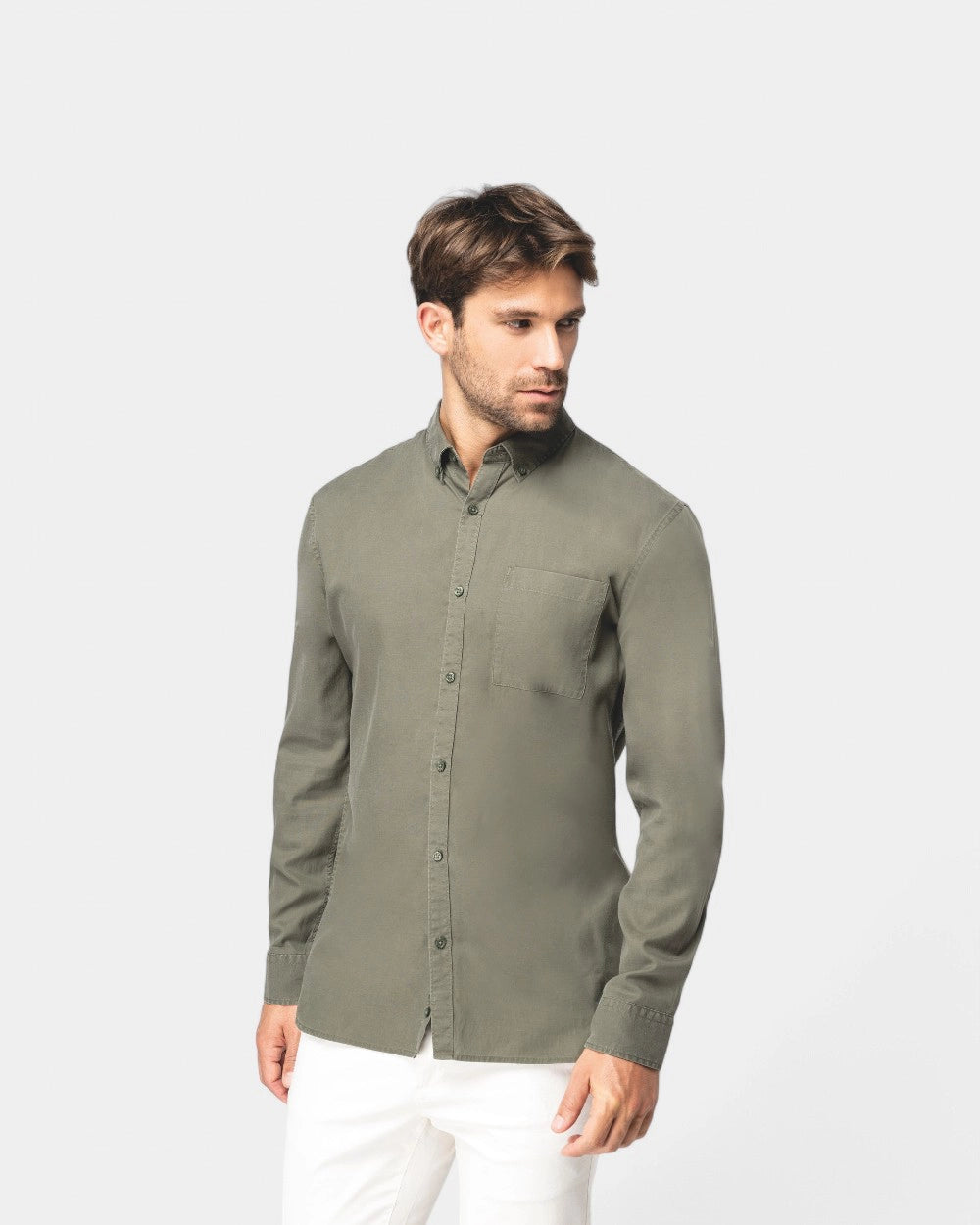Chemise en lyocell homme à personnaliser - 1
